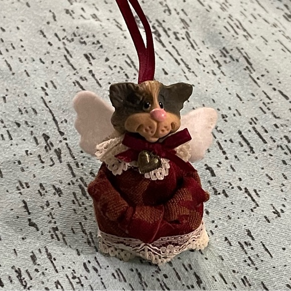 Russ Berrie Cat small stuffed ornament Vintage - Picture 4 of 7